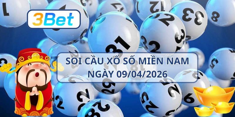 3BET Soi cầu XSMN ngày 09/04/2026 - Bắt số đẹp cùng 3BET
